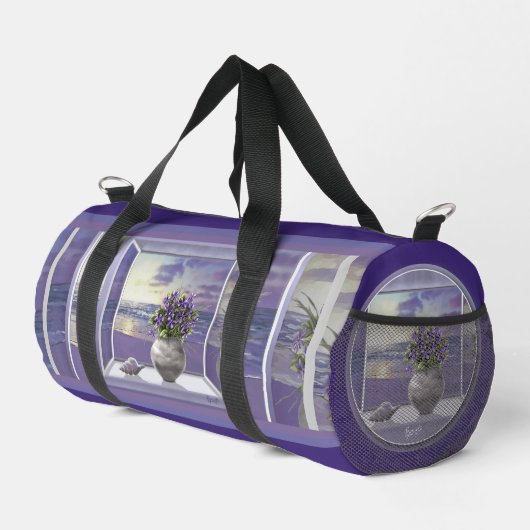 Sac De Sport violettes dans un bocal de lune (Coin droit)