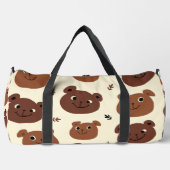 Sac De Sport Visage drôle d'ours (Recto)