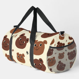 Sac De Sport Visage drôle d'ours