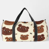 Sac De Sport Visage drôle d'ours (Verso)