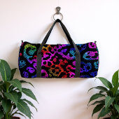 Sac De Sport Vivid Speckled Leopard Print