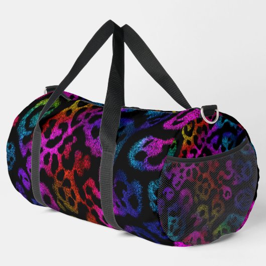 Sac De Sport Vivid Speckled Leopard Print (Coin droit)