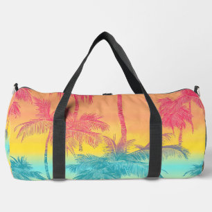 Sac De Sport Voyage Coucher de Soleil Tropical