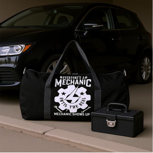 Sac De Sport Vrai Mécanicien Se Présente