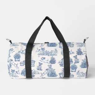 Sac De Sport Week-end de voyage Toile Française Bleue Jack Russ