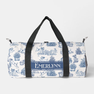 Sac De Sport Week-end de voyage Toile Française Bleue pour Jack