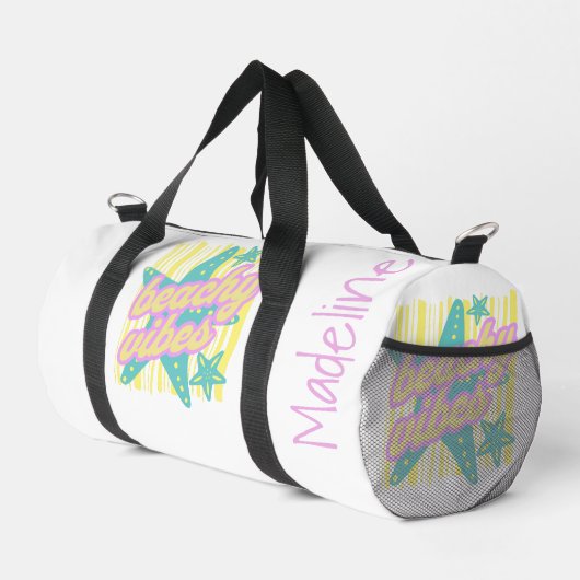 Sac De Sport Whimsical Beach Seashells (Coin droit)