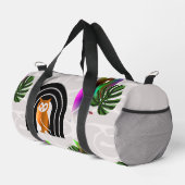 Sac De Sport Whimsical Boho Owl & Tropical Monstera Leaf (Coin droit)