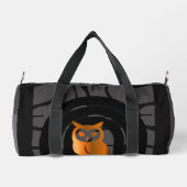 Sac De Sport Whimsical Boho Owl & Tropical Monstera Leaf (Verso)