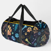 Sac De Sport Whimsical Pet Print Travel Organizer (Coin droit)