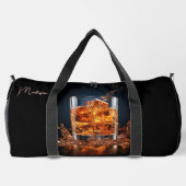 Sac De Sport Whiskey De Nom Personnalisé Sur Les Rochers (Verso)