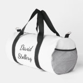 Sac De Sport White & Black Stylish (Coin droit)