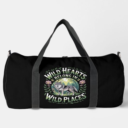 Sac De Sport Wild Hearts Belong Wild Places (Recto)