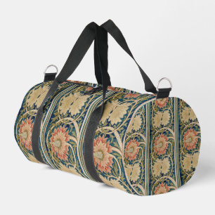Sac De Sport William Morris Fleur Rose Soie Broderie Antique