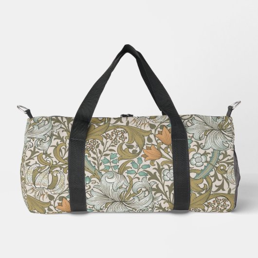 Sac De Sport William Morris Lys doré bleu classique (Recto)