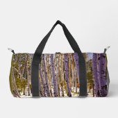Sac De Sport Winter Aspen Forest – Violets, Greens, Yellows (Recto)