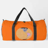 Sac De Sport World Map Orange - (Verso)