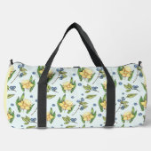Sac De Sport Yellow Flowers and Blueberries Name  (Recto)