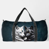 Sac De Sport Yin Yang Wolves. (Verso)