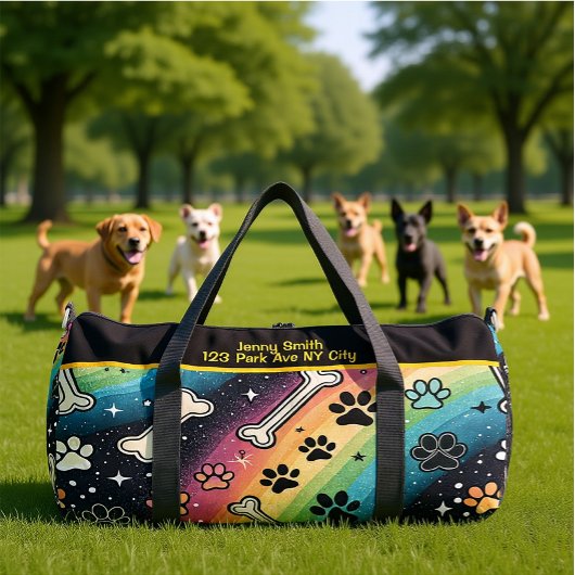 Sac De Sport Zany Rainbow Pet Adventure 