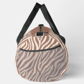 Sac De Sport Zebra Print-Mocha Mousse (Droite)