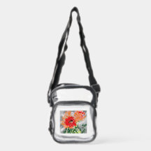 Sac de stade transparent : Fleur de cactus .