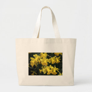 Sac de toile, "jonquilles "