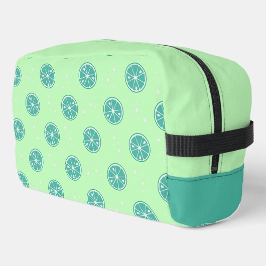 Sac de toilette à citron vert (Coin gauche)
