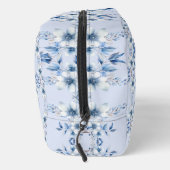 Sac de toilette à fleurs bleues botaniques (Droite)
