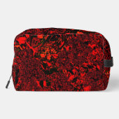 Sac de toilette à monogramme rouge vibrant (Verso)