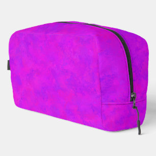 Sac de toilette à motif abstrait rose violet