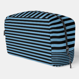 Sac de toilette à motif sans couture à rayures ble
