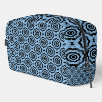 Sac de toilette à motif sans couture de fleurs noi