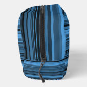 Sac de toilette à rayures bleues noires (Droite)