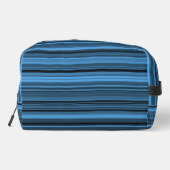 Sac de toilette à rayures bleues noires (Verso)