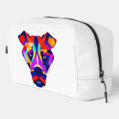 Sac de toilette blanc Alexander's Dog dopp kit (Coin droit)