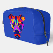 Sac de toilette bleu Alexander's Dog dopp kit (Coin droit)