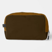 Sac de toilette Brown de cacao rustique (Recto)