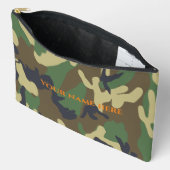 Sac de toilette Camo personnalisé (Ouvrir)
