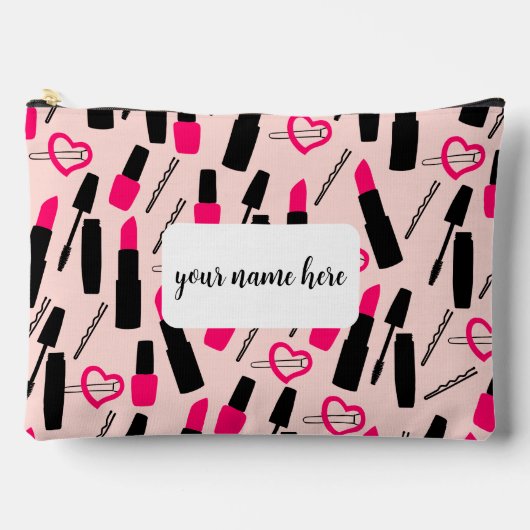 Sac de toilette de maquillage personnalisé (Recto)