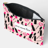 Sac de toilette de maquillage personnalisé (Ouvrir)