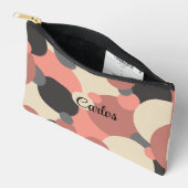 Sac de toilette de molécules noir-rouge personnali (Ouvrir)