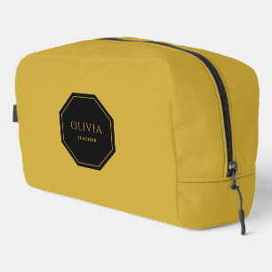 Sac de toilette de voyage avec votre nom et titre