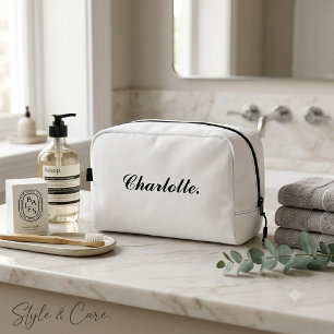 Sac de toilette de voyage personnalisé Dopp Kit
