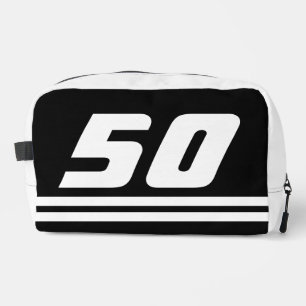Sac de toilette de voyage personnalisé pour le 50e