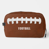 Sac de toilette Dopp Kit de conception de football (Recto)