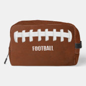Sac de toilette Dopp Kit de conception de football (Verso)