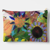 Sac de toilette en Fleurs Abstraites Design (Verso)