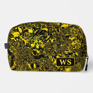 Sac de toilette en monogramme jaune vibrant