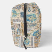 Sac de toilette en Patchwork bleu Mandala (Droite)